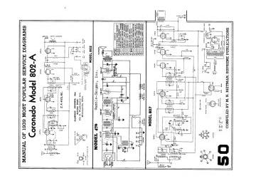 Coronado 802A schematic circuit diagram
